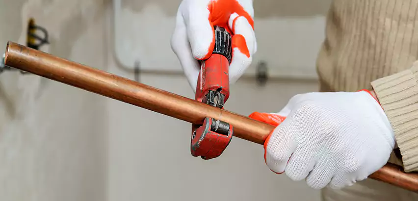 Temporary Copper Pipe Repair Revere, MA